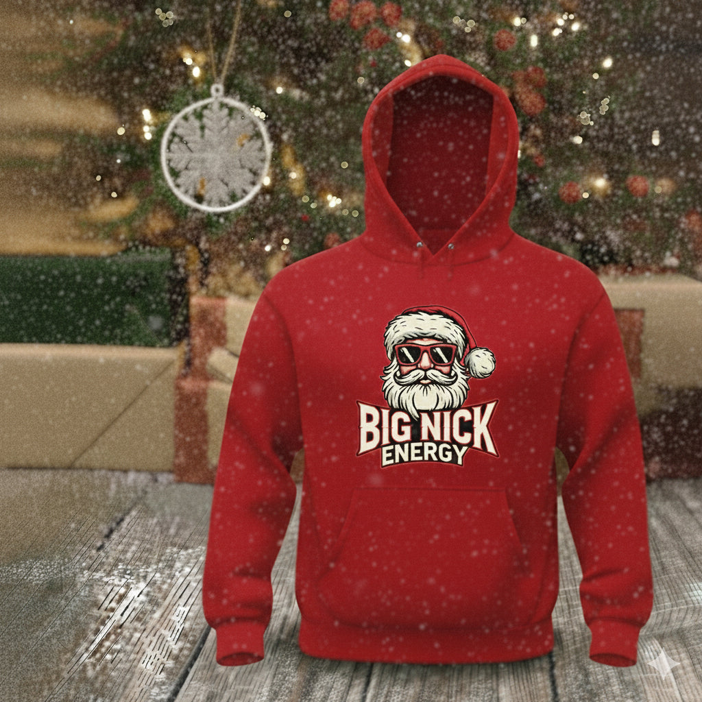 BIG NICK Energy- Christmas Graphic Hoodie