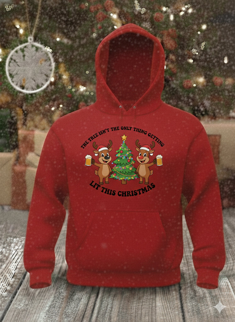 Get LIT - Christmas Graphic Hoodie