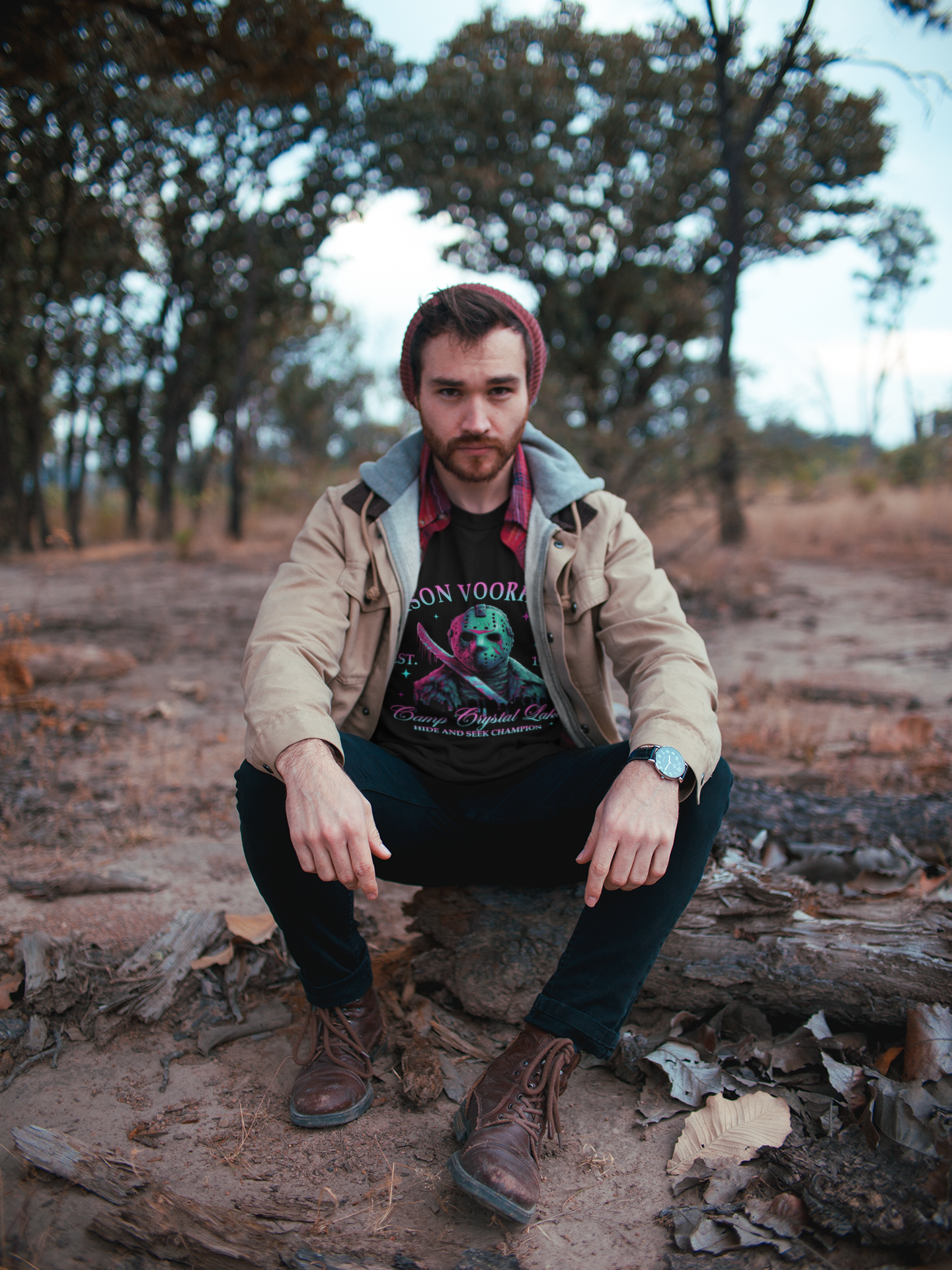 Jason Voorhees Neon Tee