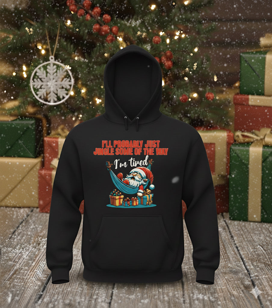 Jingle Some of the Way - Christmas Graphic Hoodie