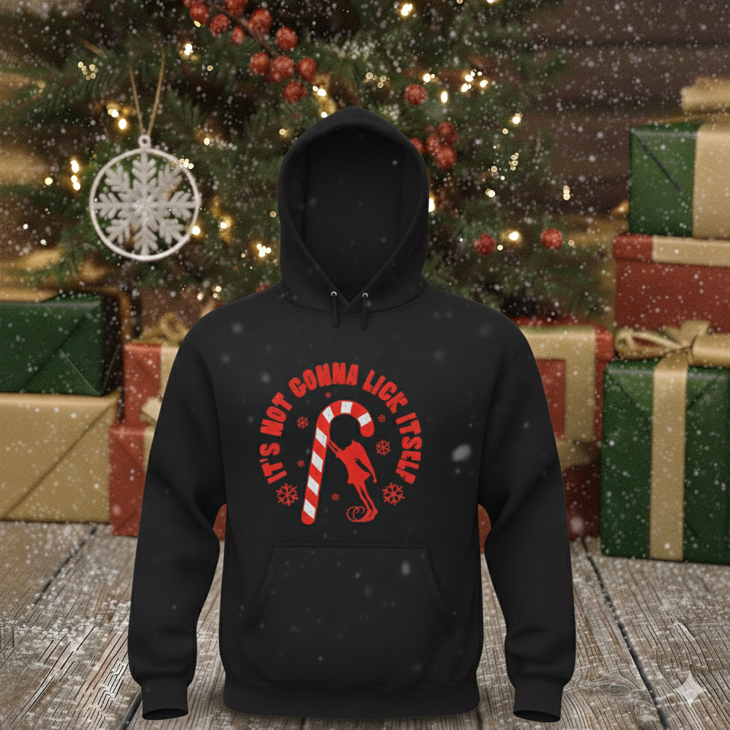 Not Gonna Lick Itself - Christmas Graphic Hoodie