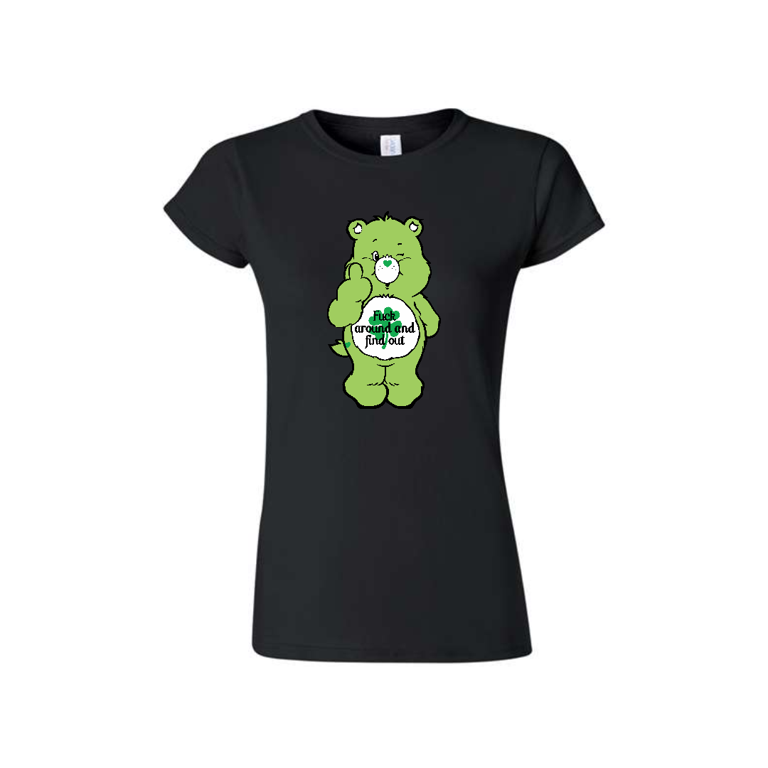 Black Swear Bear T-Shirt with a Swear Bear FOFA design